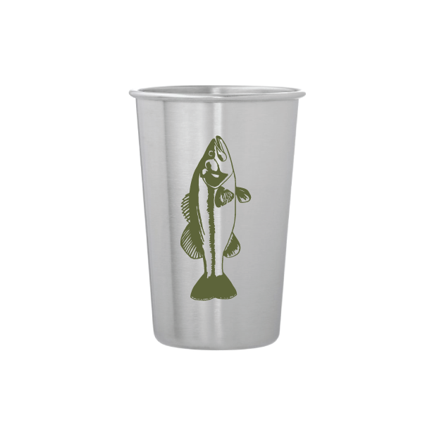 Vital Industries - Gone Fishing Stainless Steel Pint Tumblers