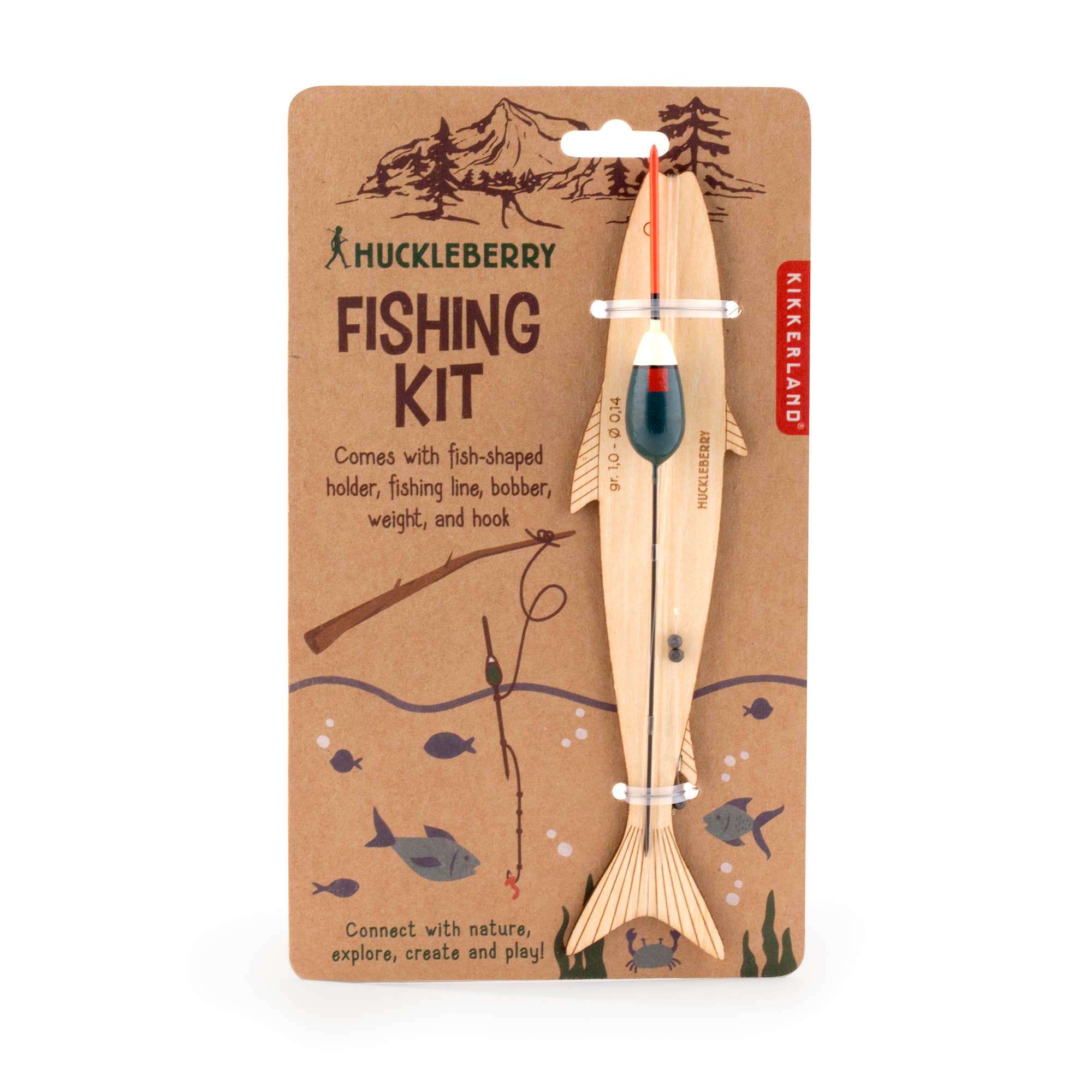 Kikkerland Design Inc - Huckleberry Fishing Kit