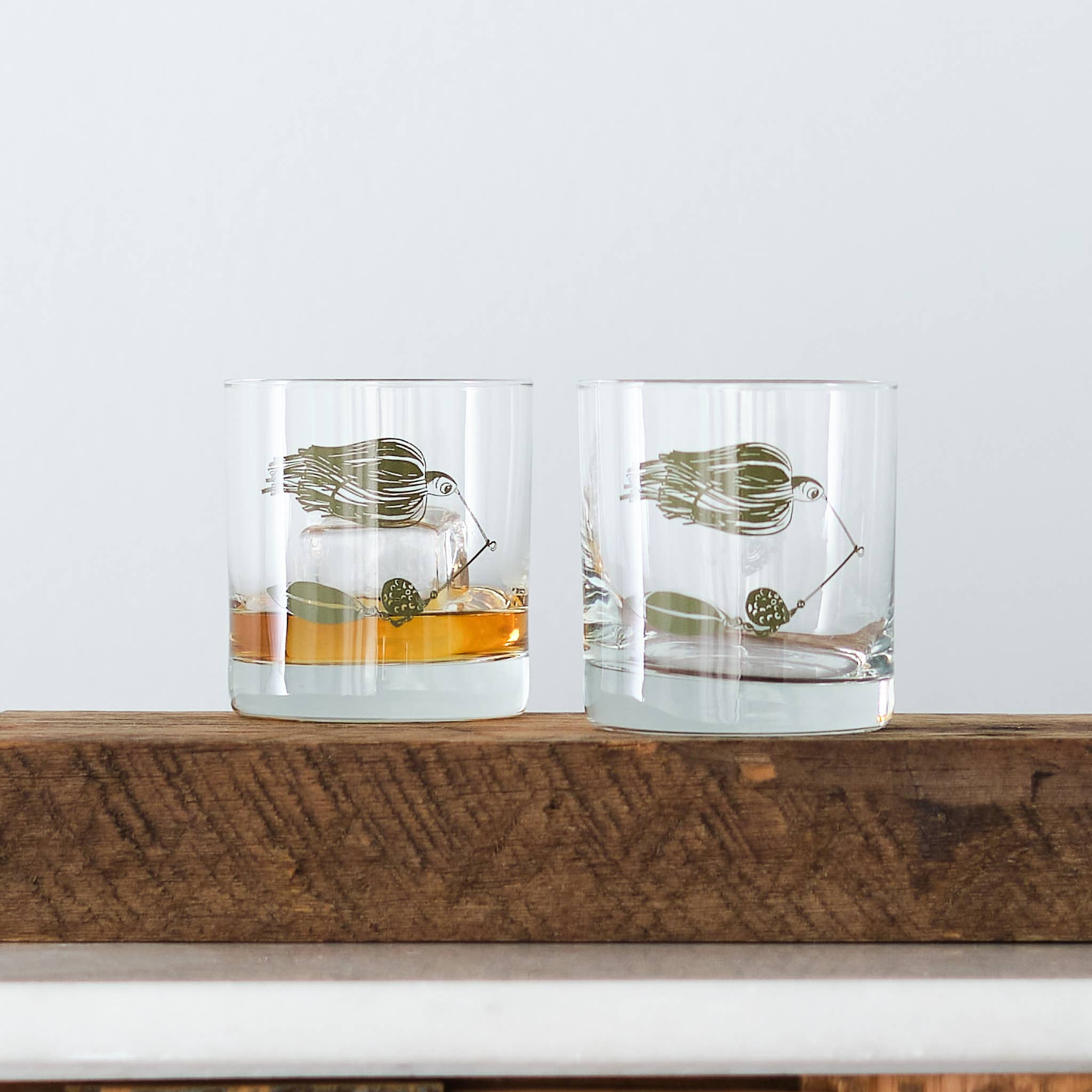 Vital Industries - Fishing Lure Rocks Glasses