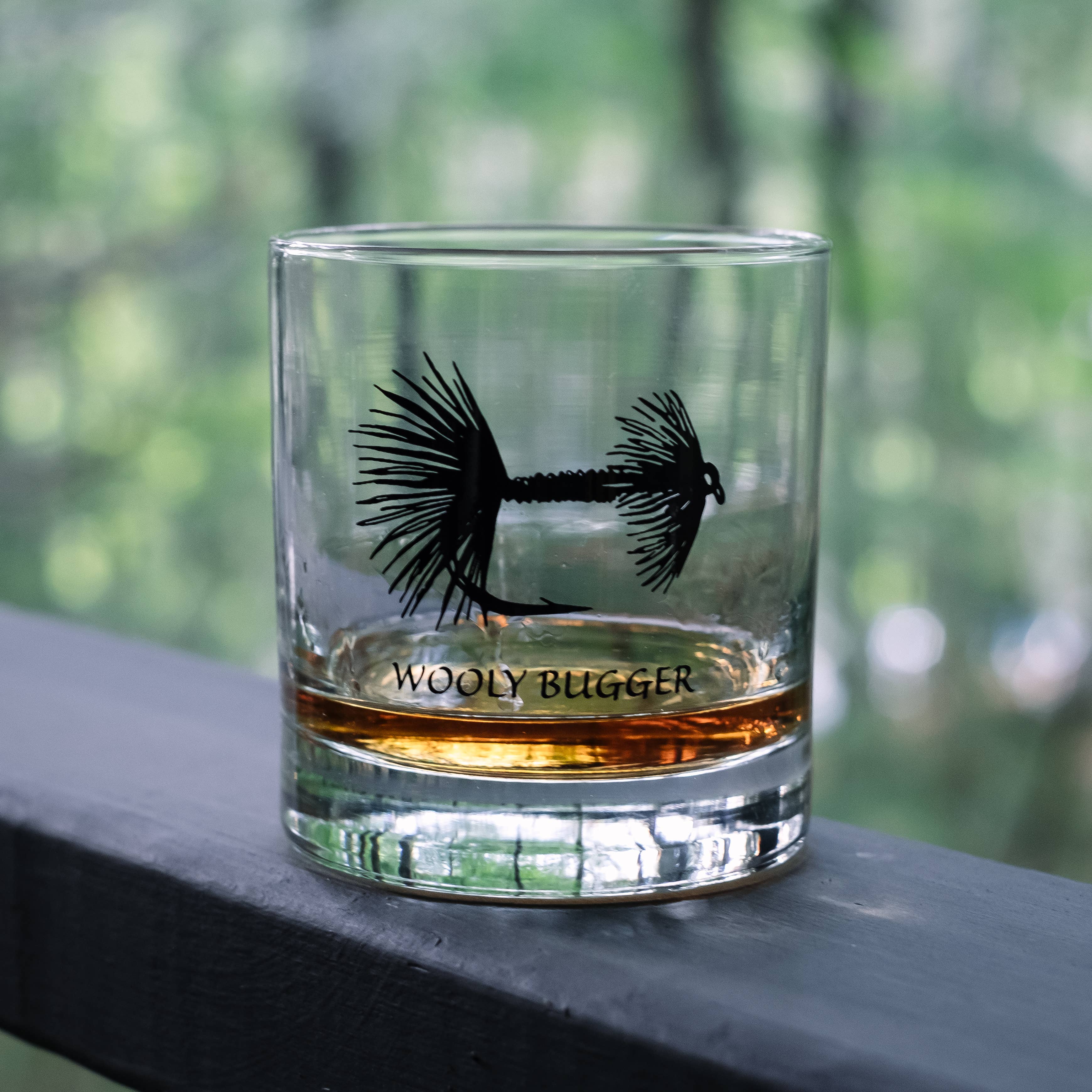 Vital Industries - Fly Fishing Rocks Glass