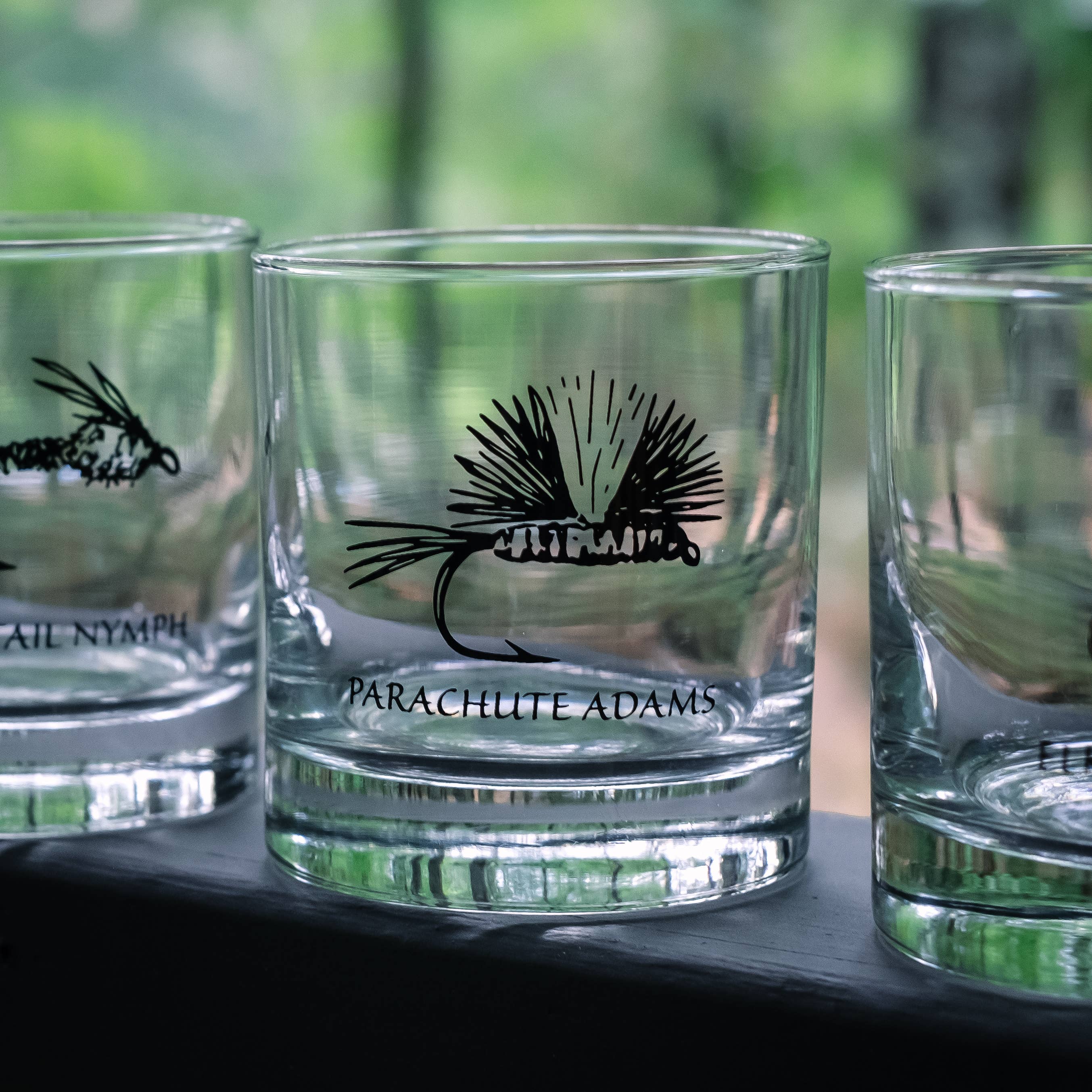 Vital Industries - Fly Fishing Rocks Glass