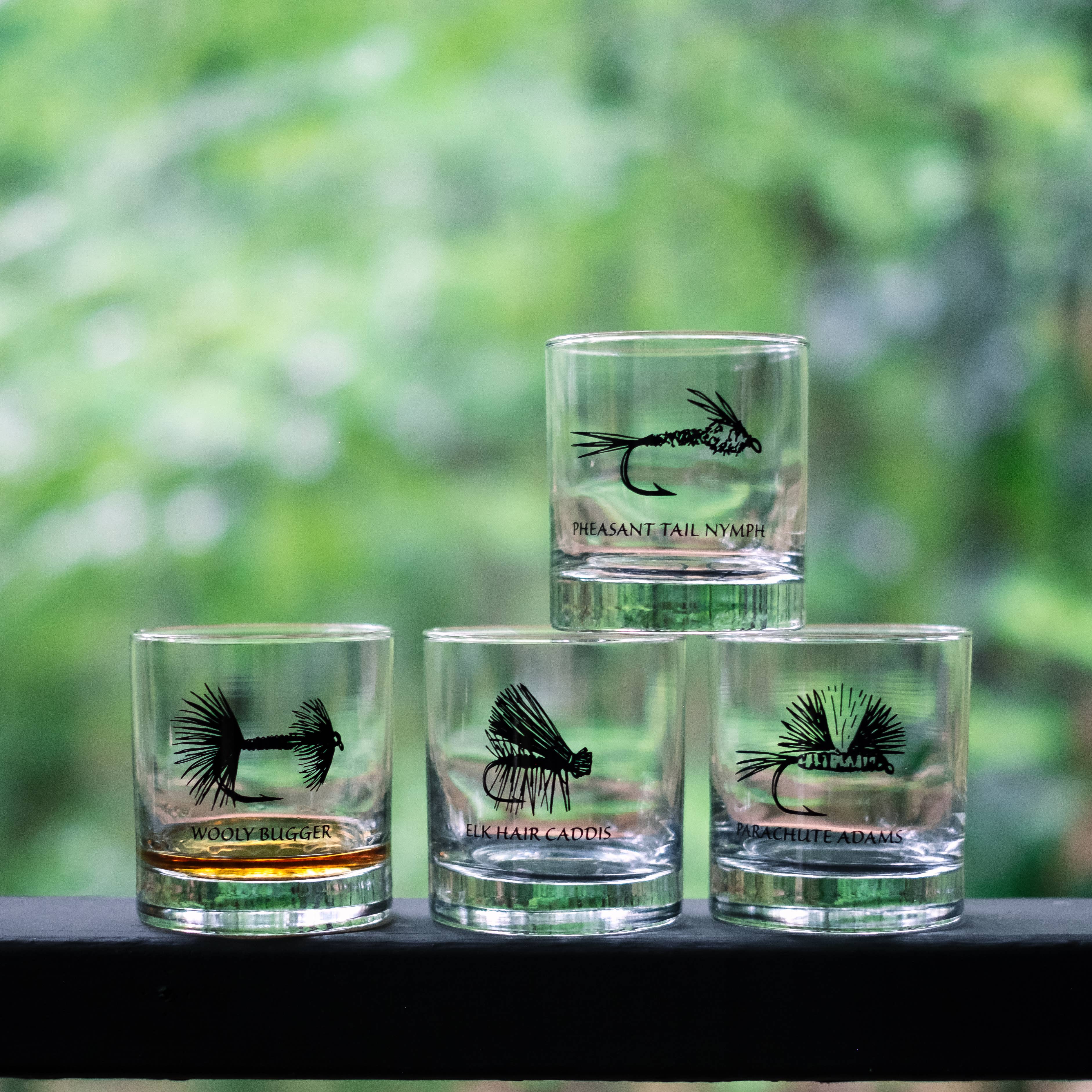 Vital Industries - Fly Fishing Rocks Glass