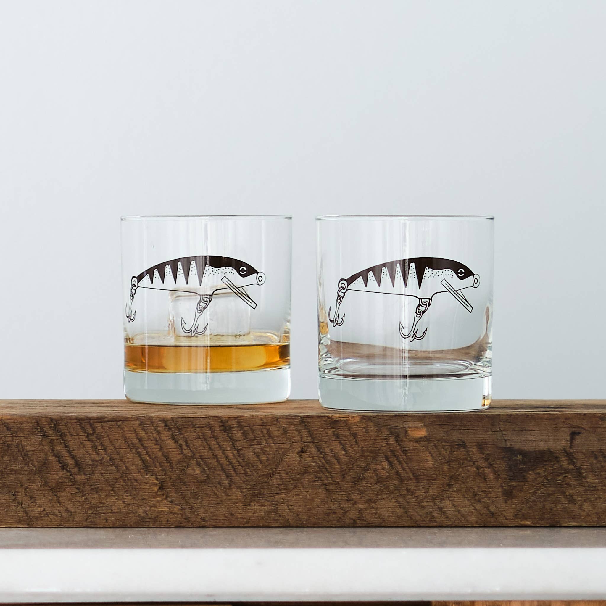 Vital Industries - Fishing Lure Rocks Glasses