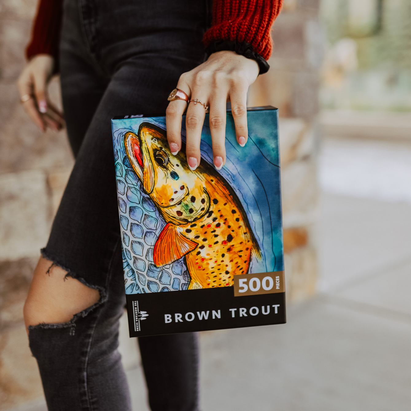 The Montana Scene - Brown Trout Puzzle- 500 Pieces