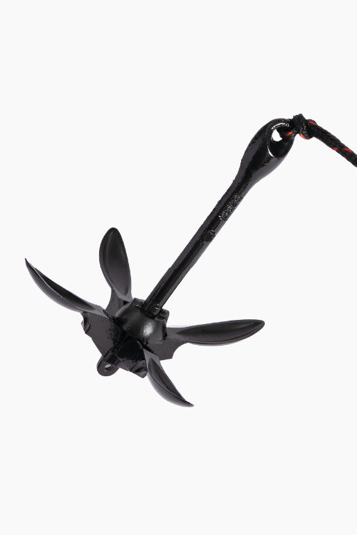Paddle North SUP and Kayak anchor in open position against white background