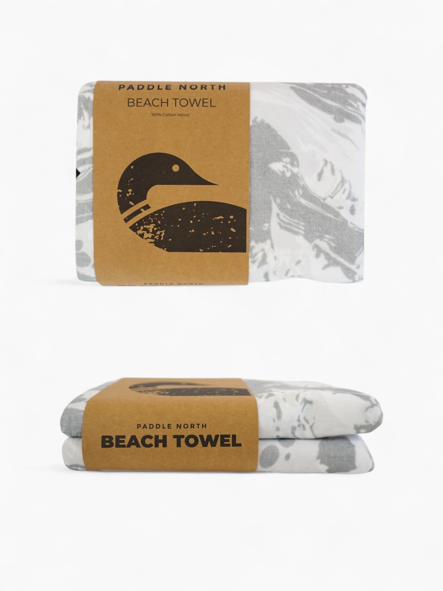 Arctic Loon Beach Towel