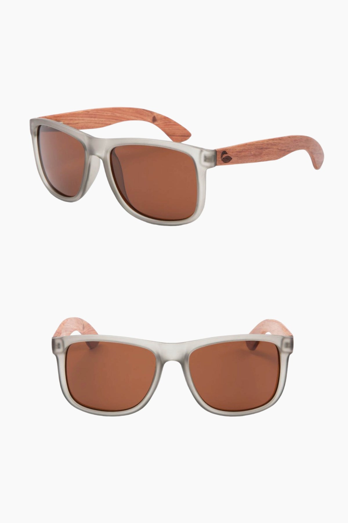 Fog Sunnies | Frosted Clear Frame Sunglasses - Paddle North display picture 2