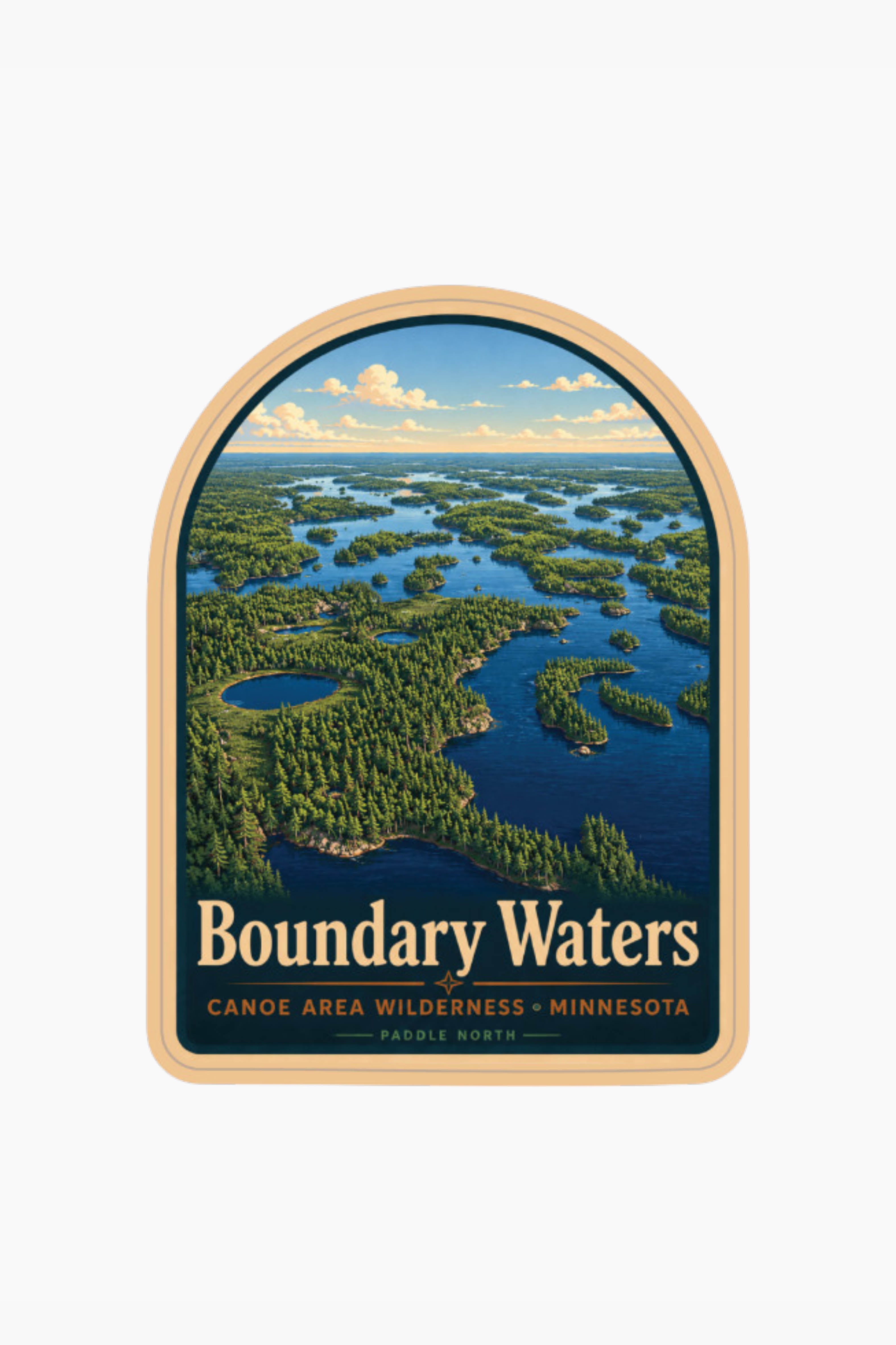 Boundary Waters Sticker