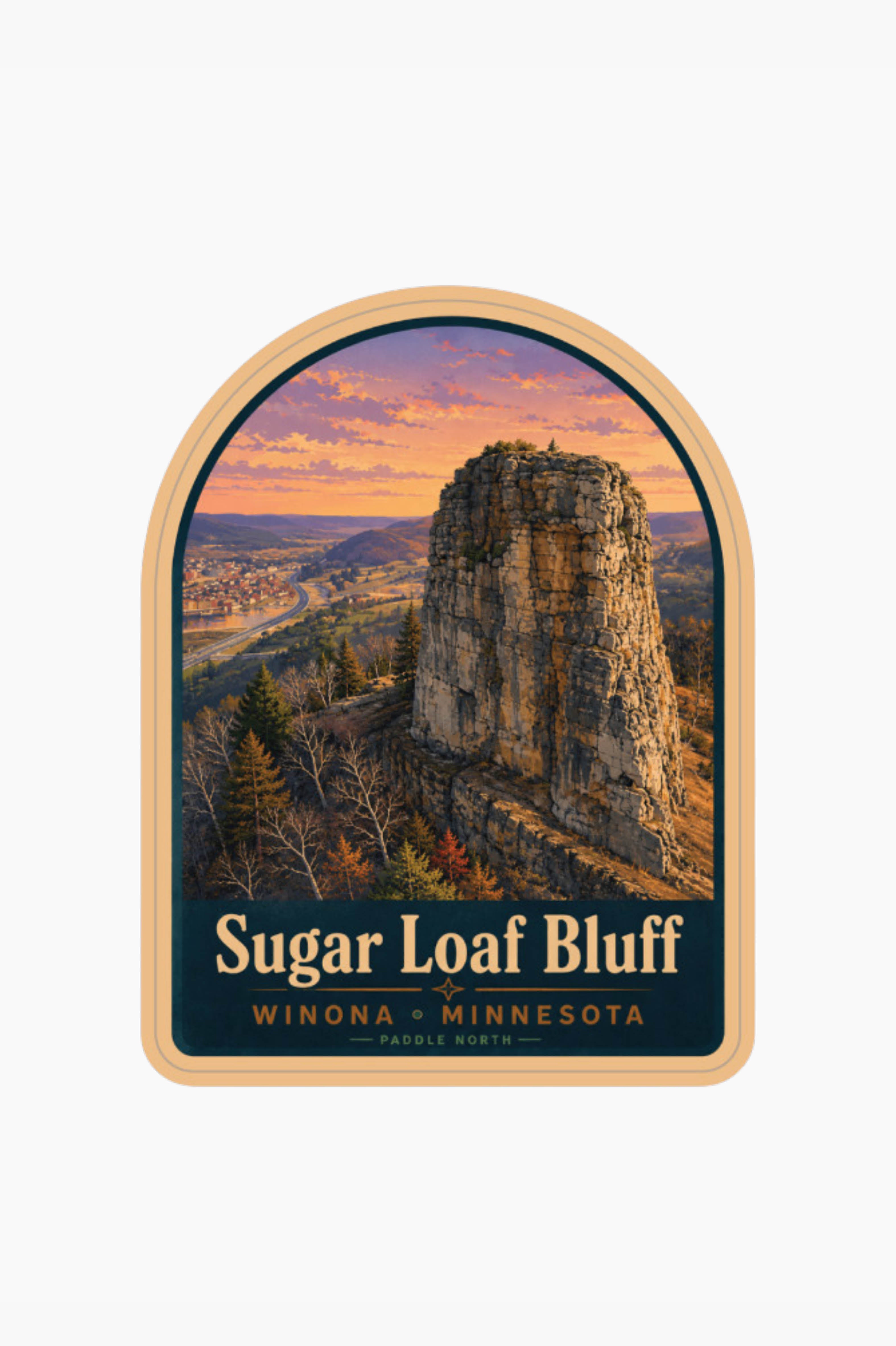 Sugar Loaf Bluff Sticker