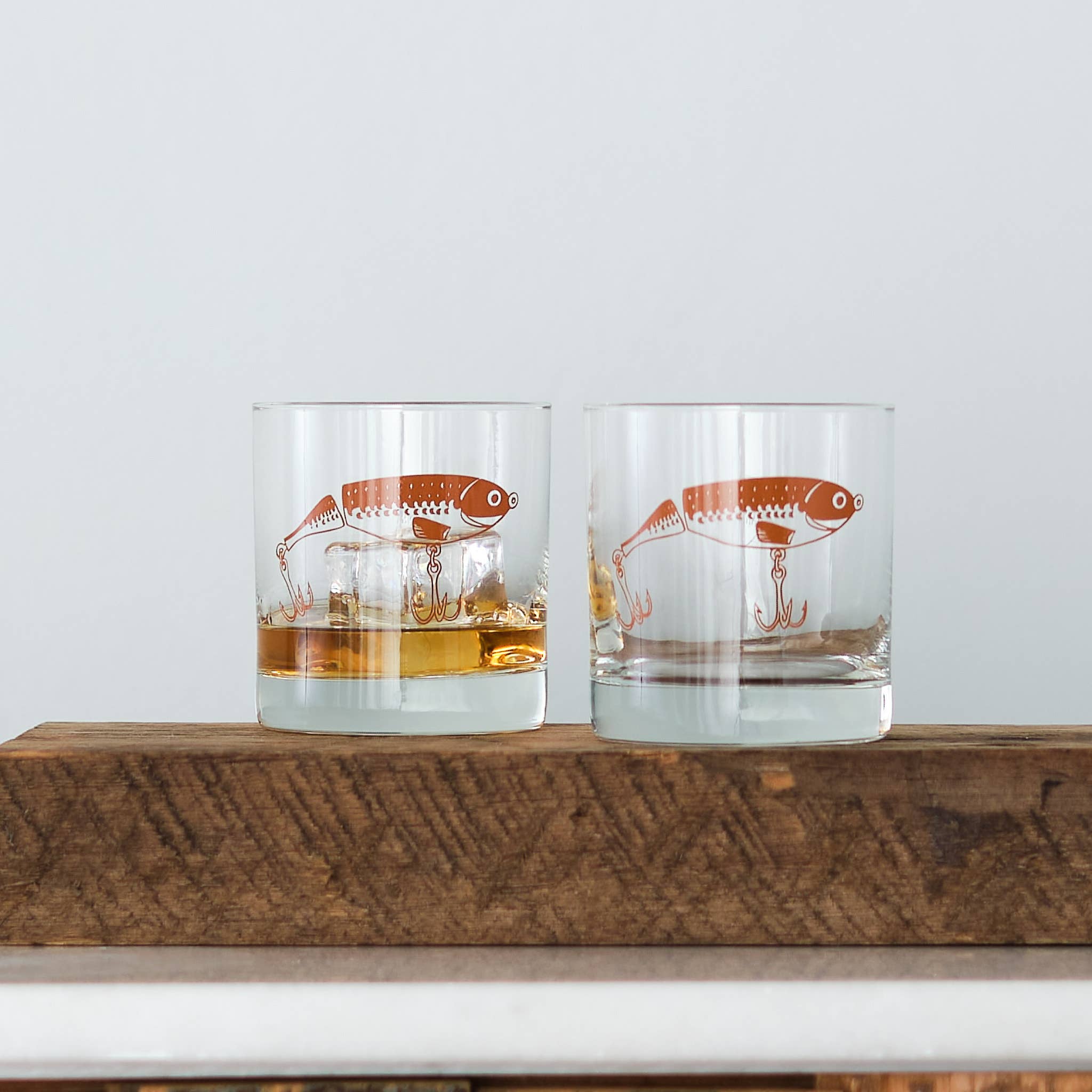 Vital Industries - Fishing Lure Rocks Glasses