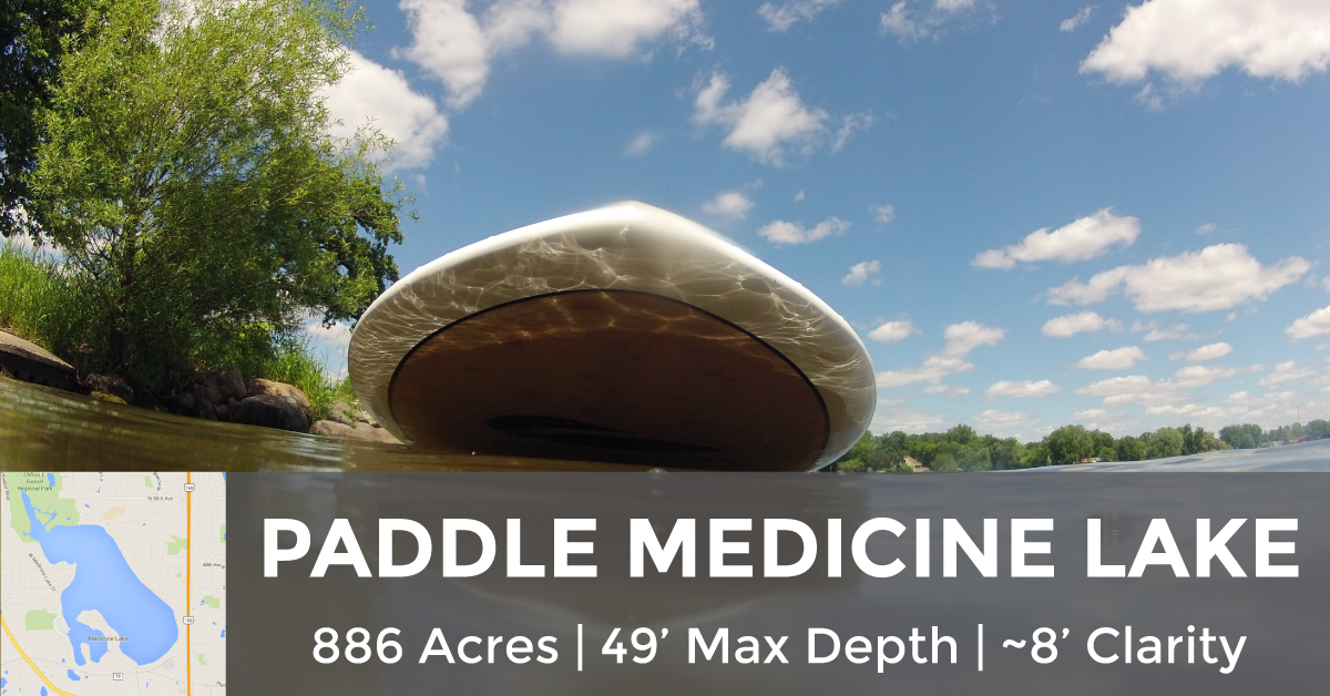 Medicine Lake - 886 Acres, 49' Max Depth, ~8' Clariity