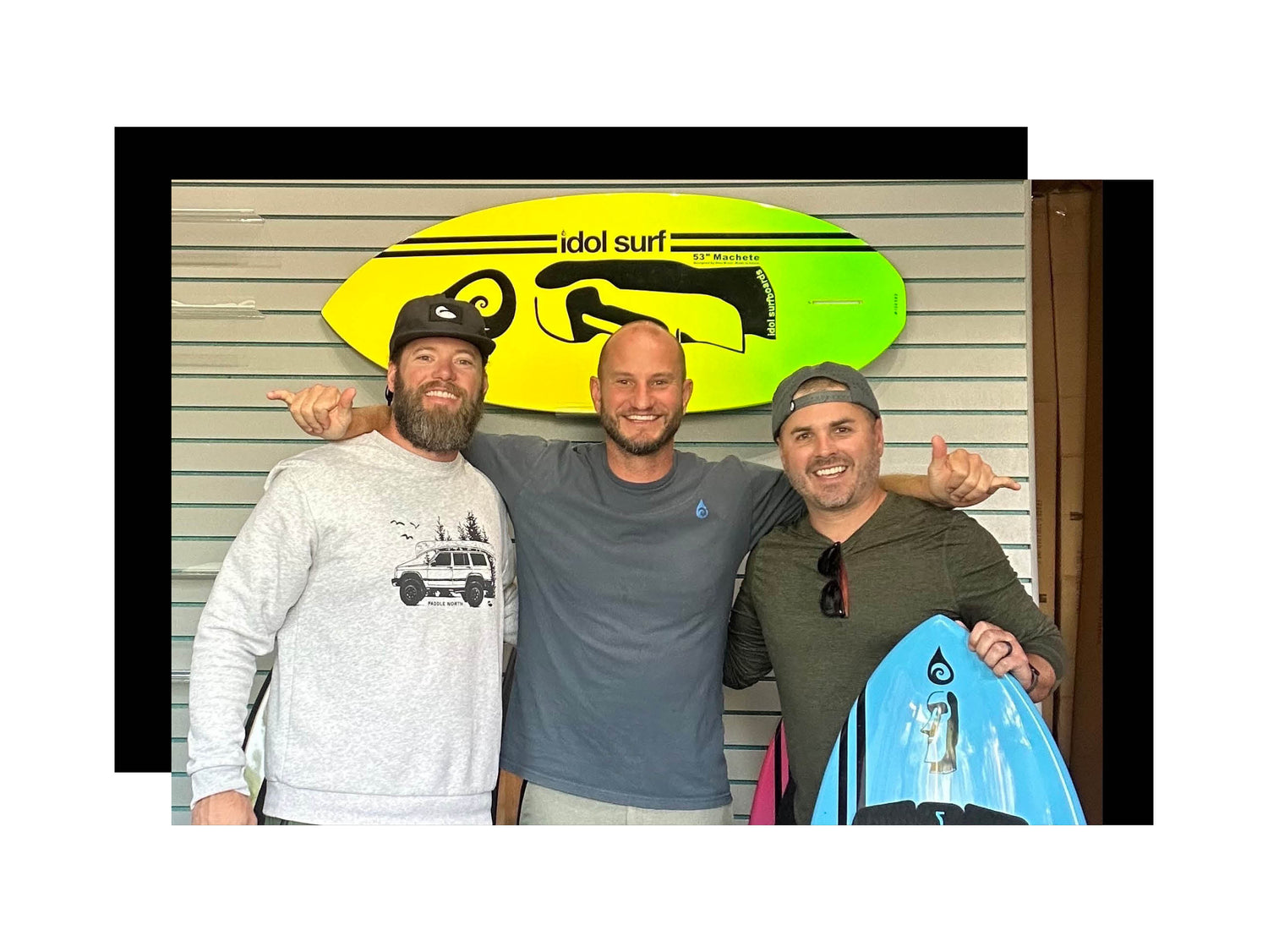Paddle North + idol surf