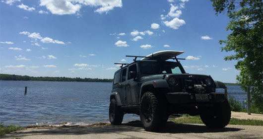 SUP on White Potato Lake, WI