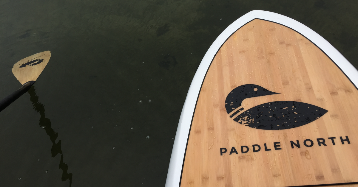 SUP on Boulder Lake, WI