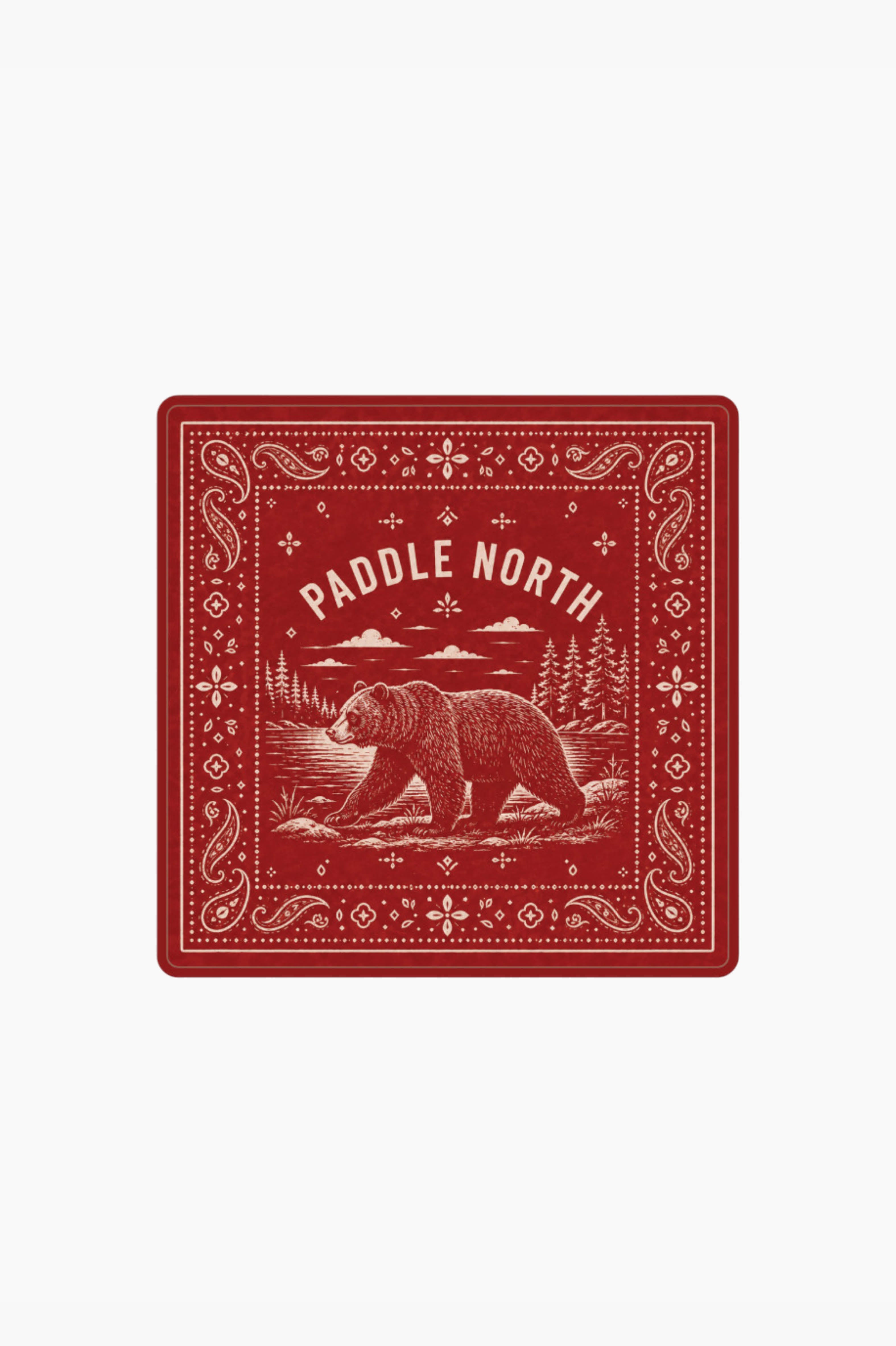Bandana Bear Sticker