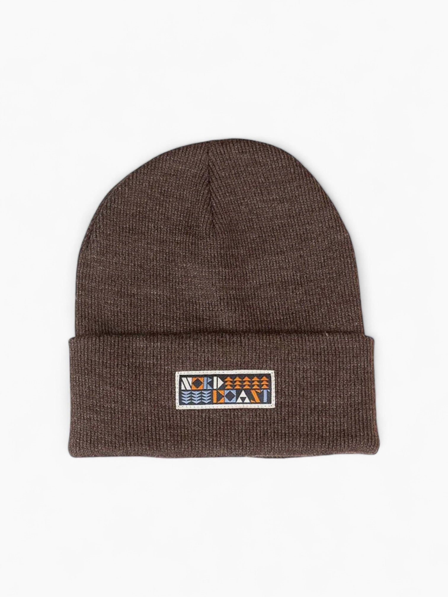 Nord Coast Norse Quilt Beanie - Dark Brown Heather