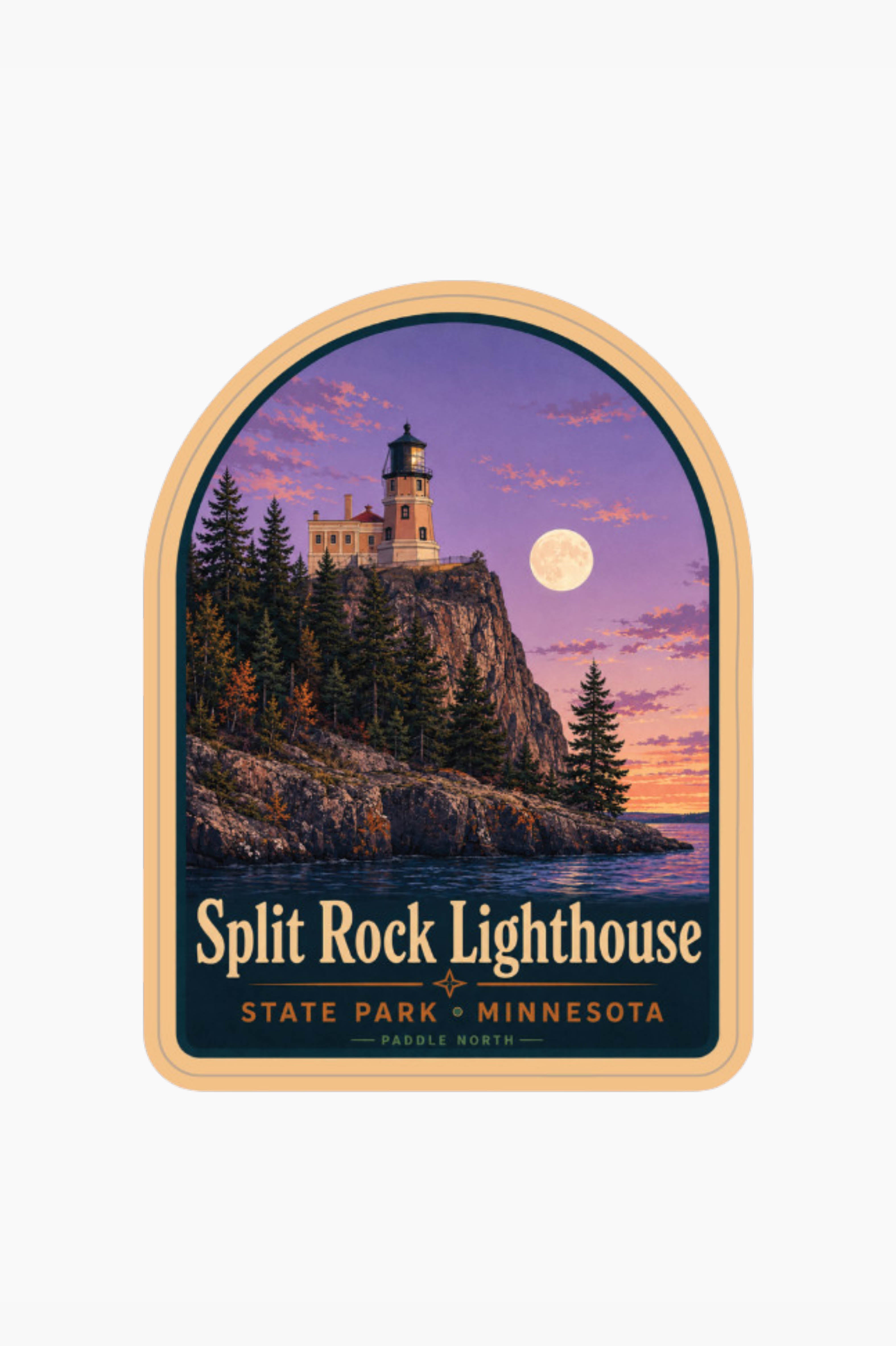 Split Rock Lighthouse Sticker