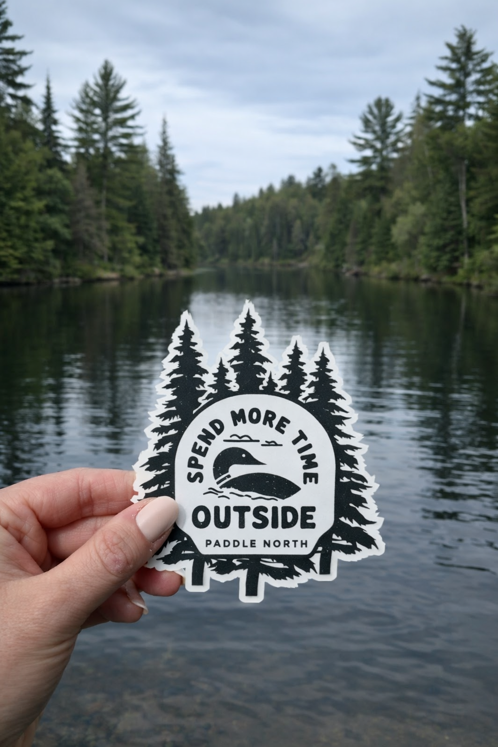 Spend More Time Outside Sticker