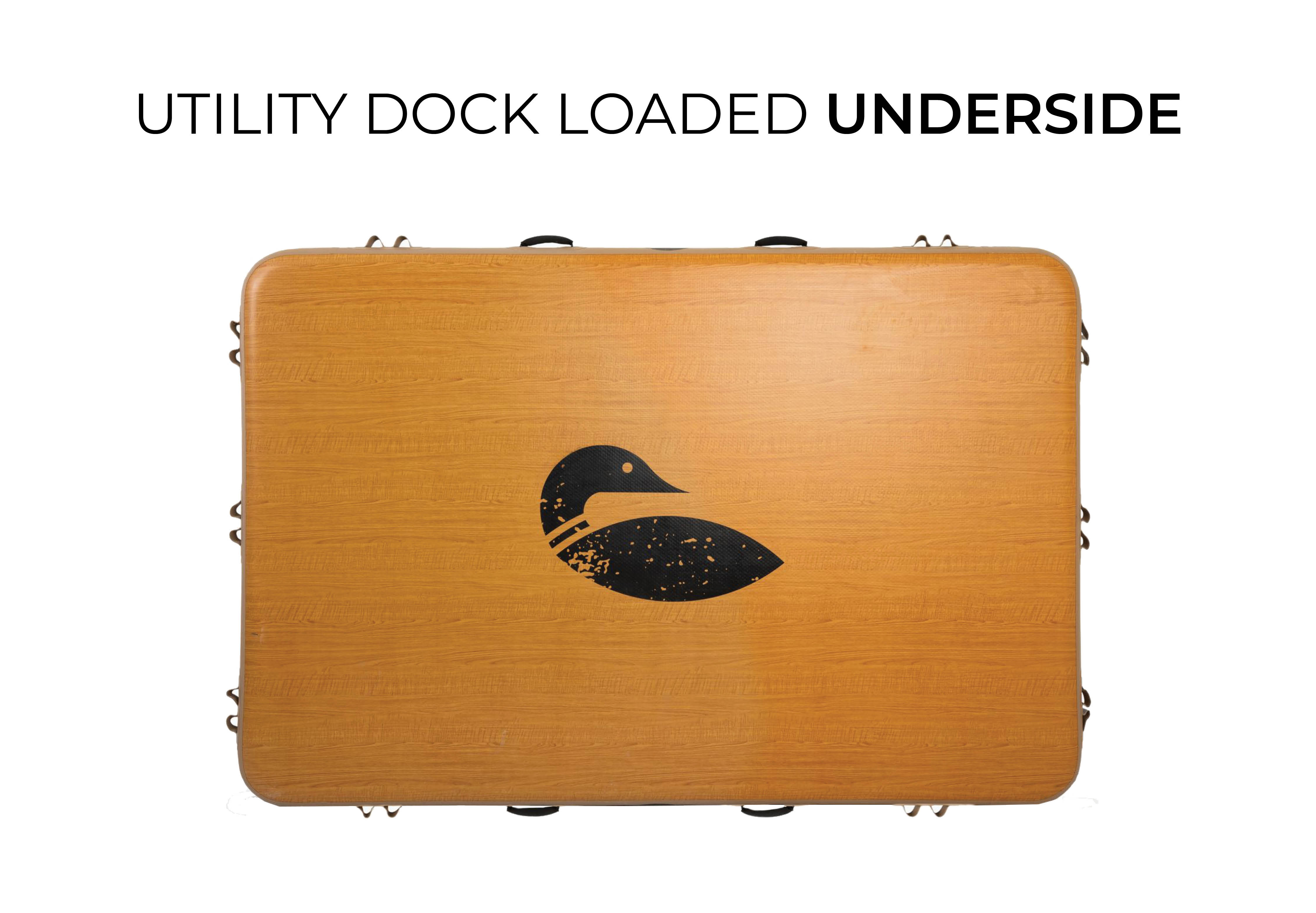 Utility Dock Loaded | Inflatable Dock and Swim Platform | 9' x 6' | Paddle North