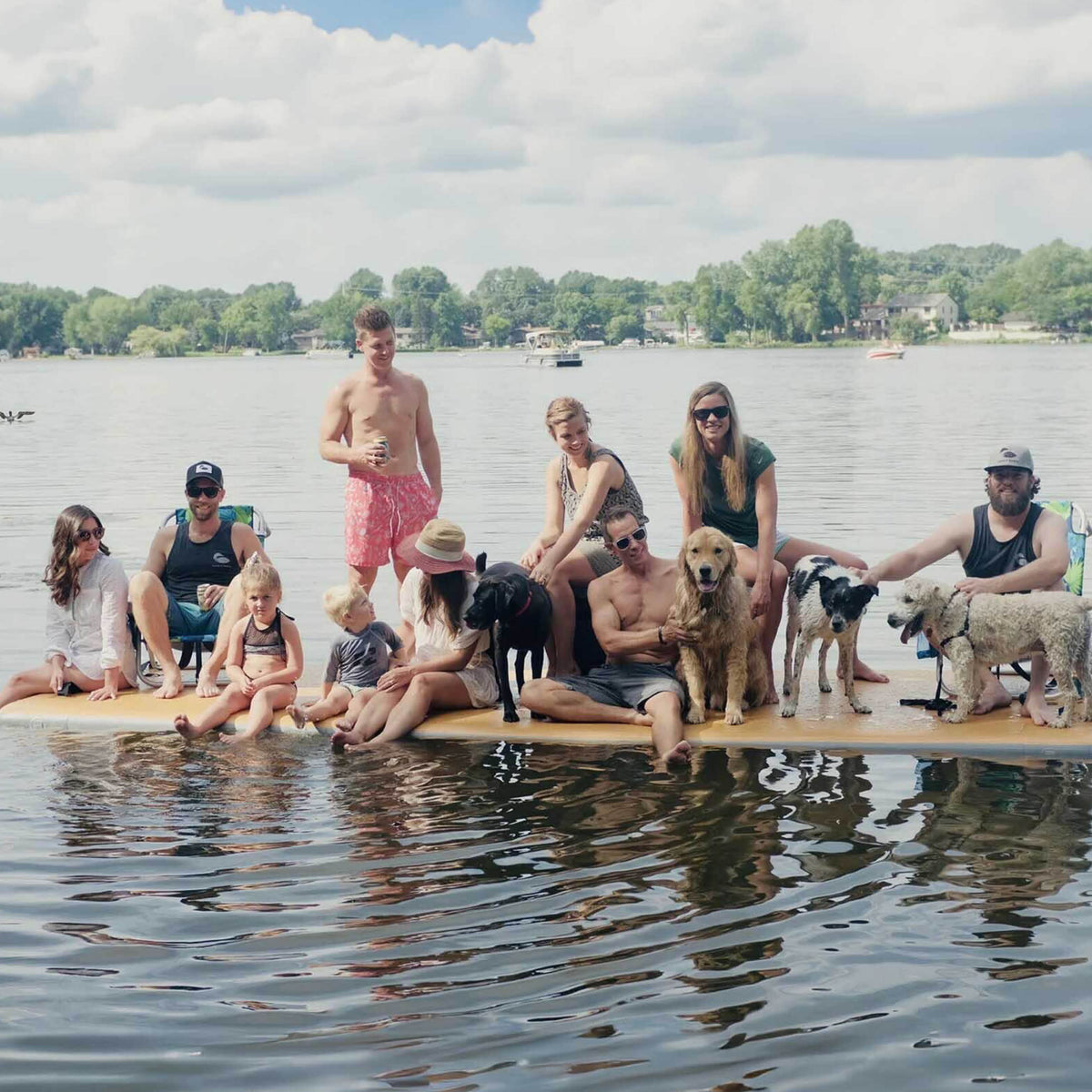 Utility Dock Loaded | Inflatable Dock and Swim Platform