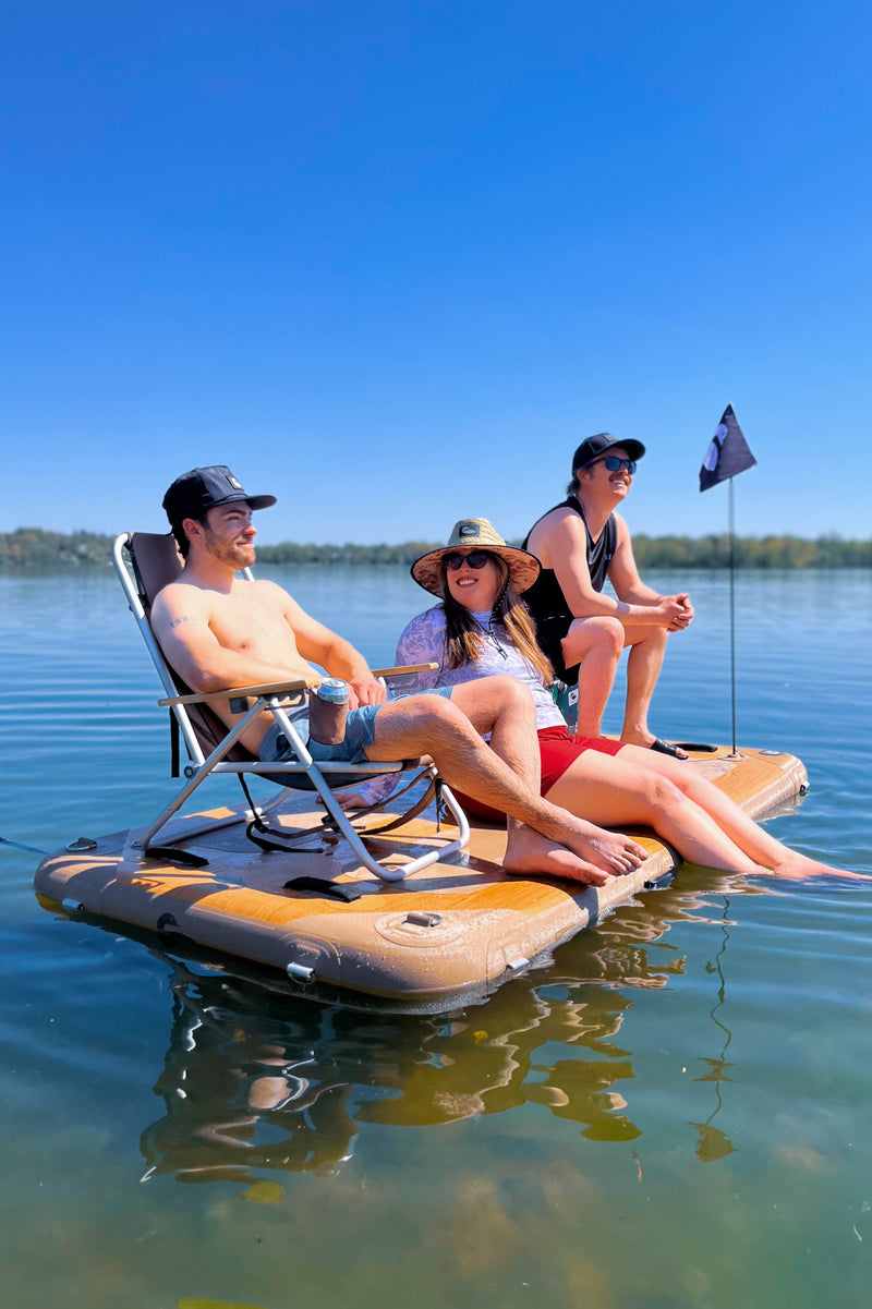 Utility Raft | Inflatable Raft and Swim Platform | 8' x 4'