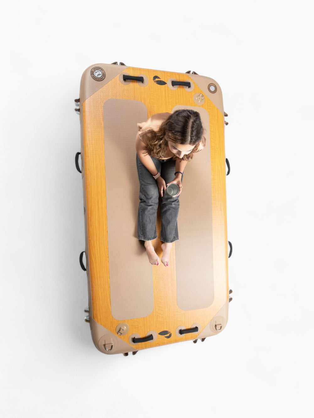 Inflatable Raft Box Utility Raft | Open Box Inflatable Dock & Swim Platform - Paddle North