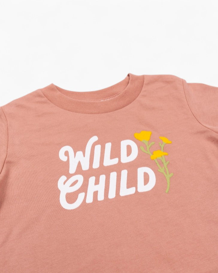 Wild Child Toddler Tee | Canyon Rose