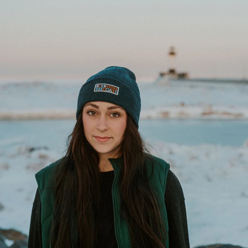Nord Coast Norse Quilt Beanie - Great Heron Blue