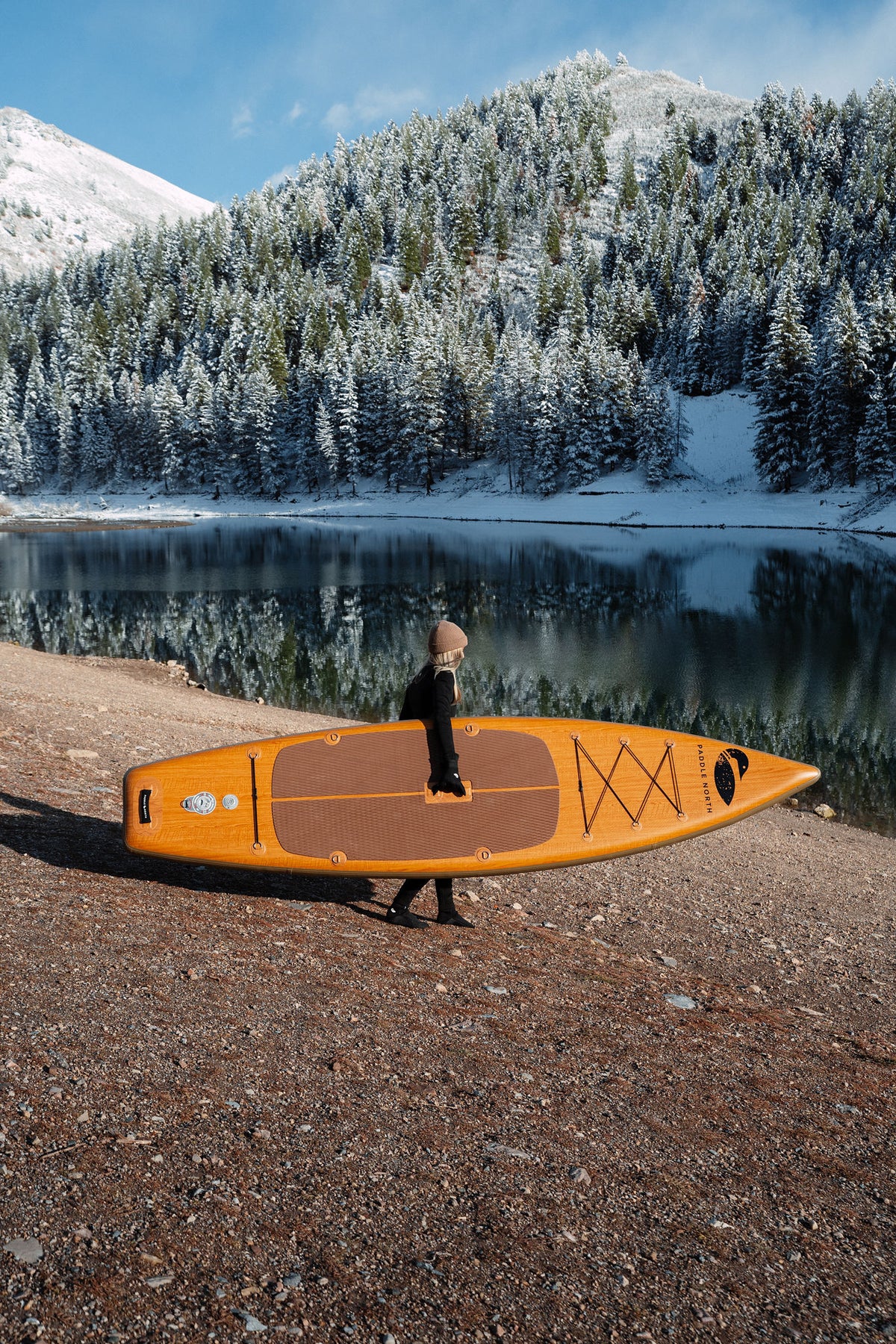 The Portager Inflatable Stand Up Paddle Board Paddle North